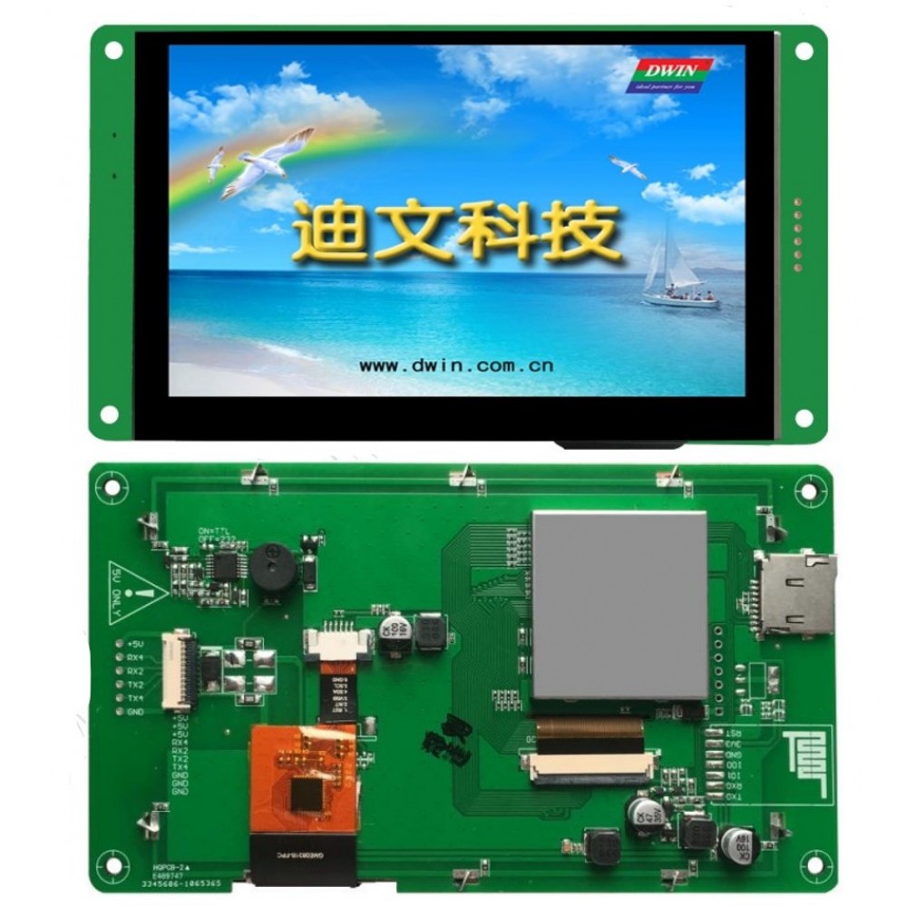 Buy DWIN HMI LCD 5 T5L DGUSII LCM Capacitive Touch IPS Screen